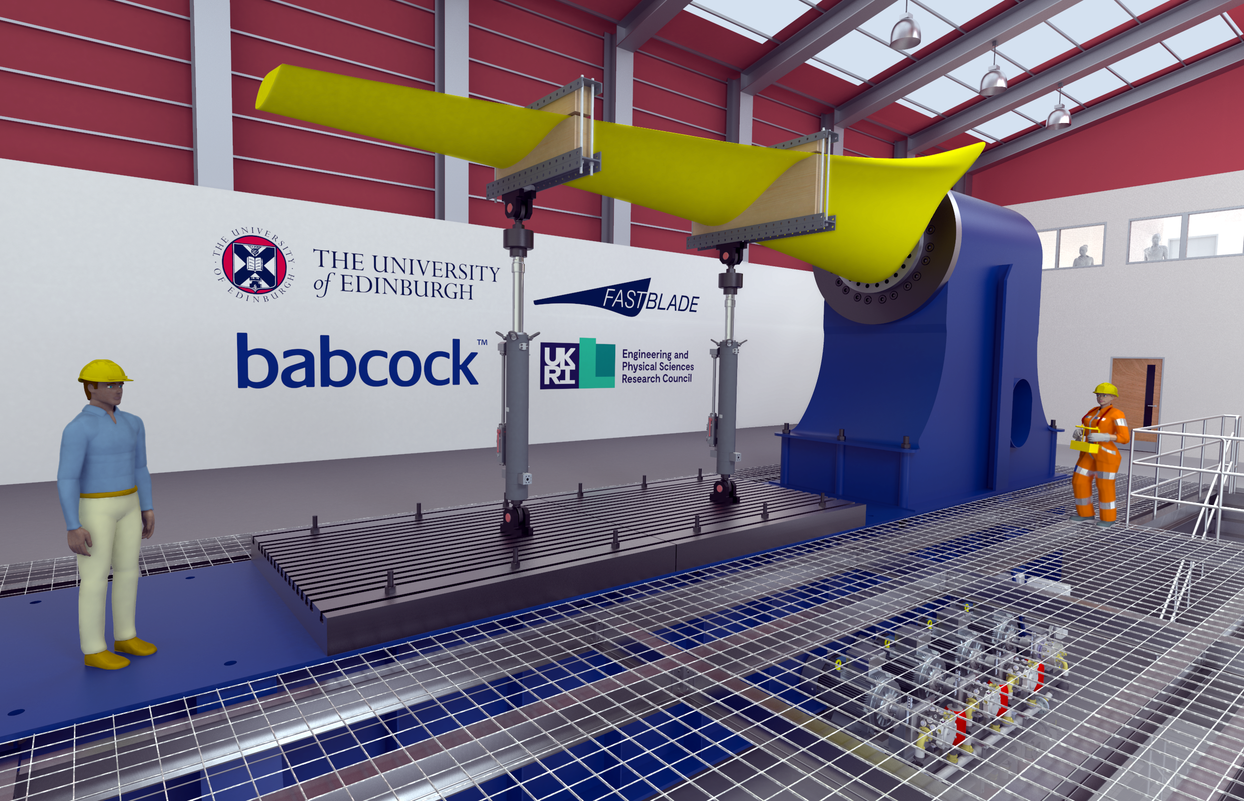 FASTBLADE composite structures test facility takes shape at Rosyth