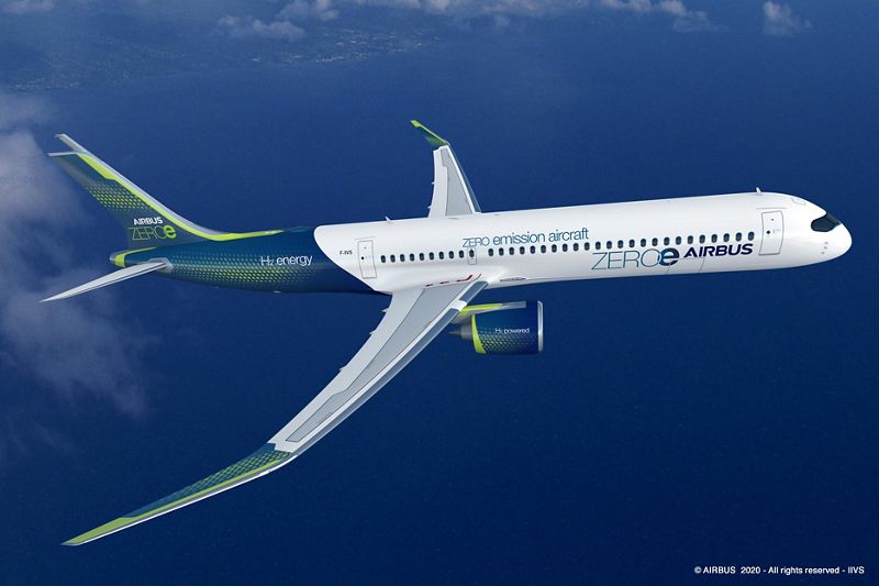 hydrogen powered airliner