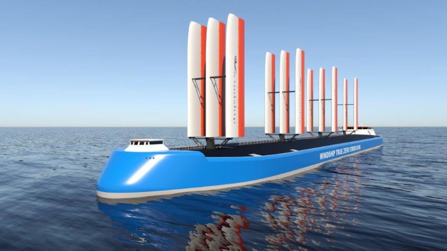 Windship Technology Unveils True Zero Emission Ship Design The Engineer The Engineer