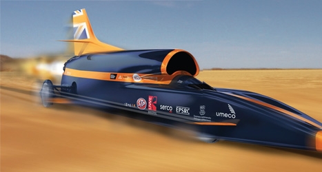 Сверхзвуковой автомобиль Bloodhound SSC